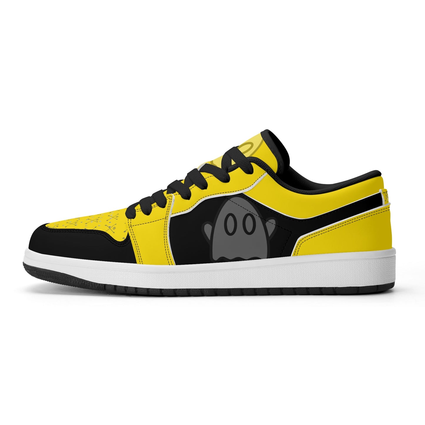 Get trendy with ZONE6IX DISTRIBUTIONS GHOST YELLA GOLD Low Top Sneakers -  available at ZONE6IX DISTRIBUTIONS LLC ©️. Grab yours for $247 today!