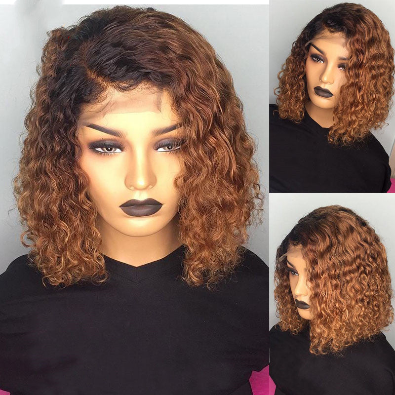 Get trendy with Water wave bob wigs Human Hair -  available at ZONE6IX DISTRIBUTIONS LLC . Grab yours for $135.34 today!