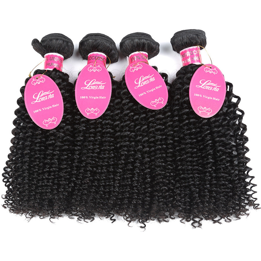 Get trendy with 10A Deep Curly Brazilian Human Hair Bundles Weave -  available at ZONE6IX DISTRIBUTIONS LLC . Grab yours for $44.25 today!