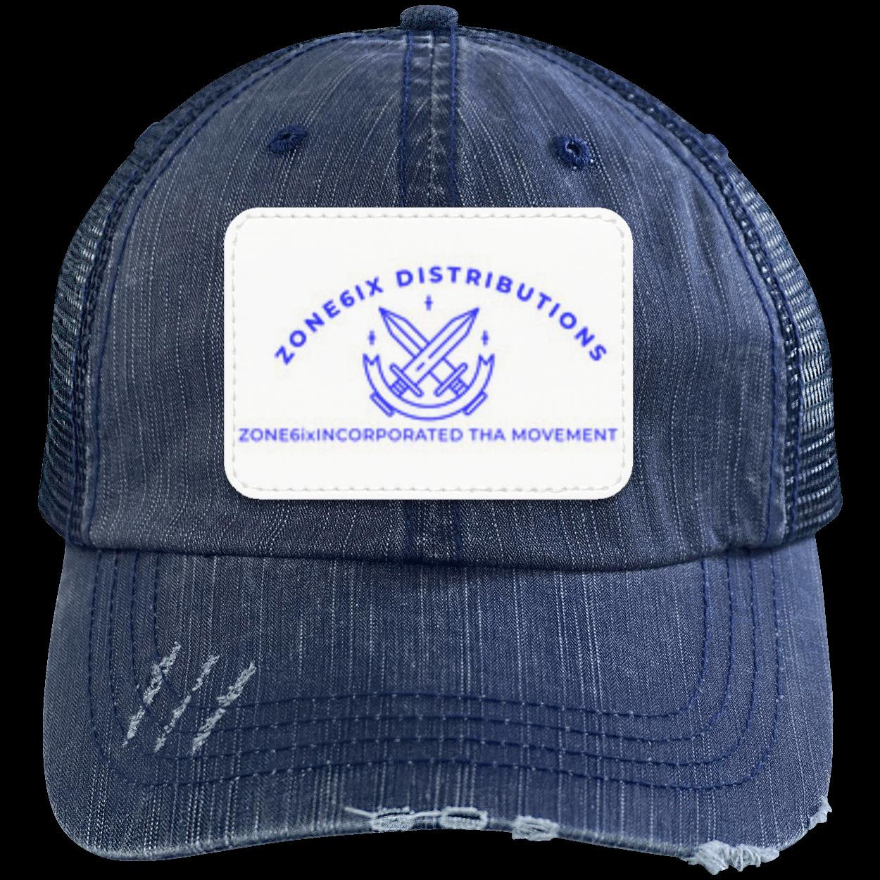 Get trendy with ZONE6IX DISTRIBUTIONS LLC Distressed Unstructured Trucker Cap -  available at ZONE6IX DISTRIBUTIONS LLC . Grab yours for $69.99 today!