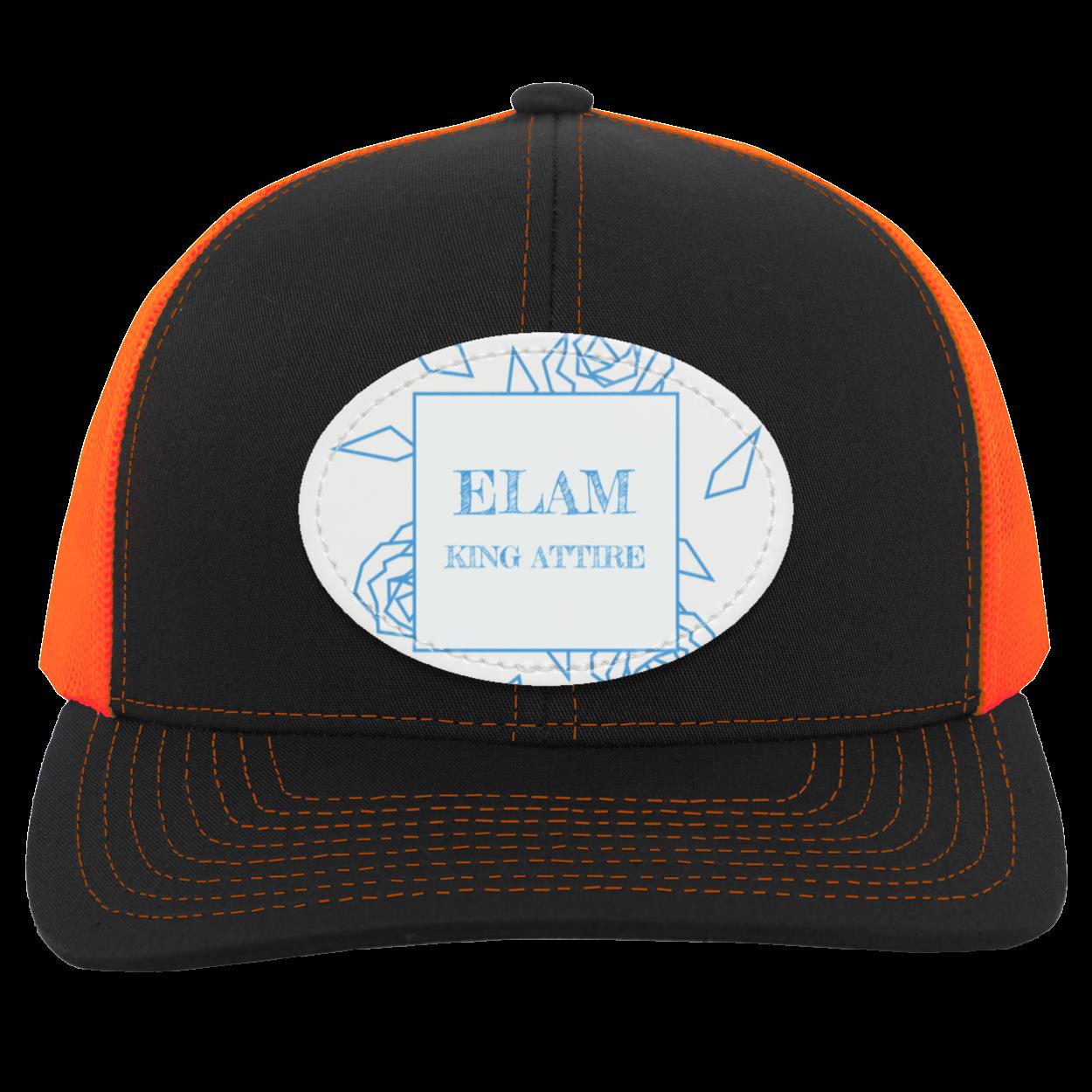 ELAM KING ATTIRE von ZONE6IX DISTRIBUTIONS LLC Trucker Snap Back - Aufnäher