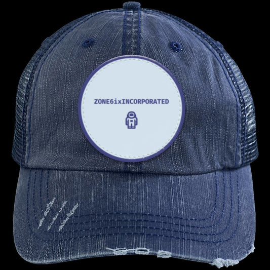 Get trendy with ZONE6ixINCORPORATED MOON WALKER Distressed Unstructured Trucker Cap by ZONE6IX DISTRIBUTIONS LLC -  available at ZONE6IX DISTRIBUTIONS LLC . Grab yours for $67.92 today!