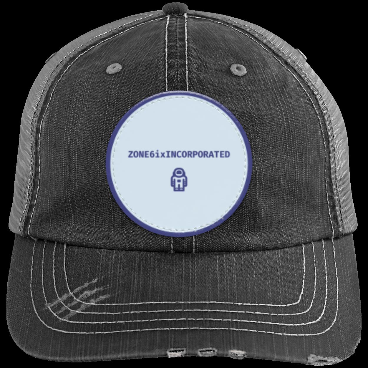 Get trendy with ZONE6ixINCORPORATED MOON WALKER Distressed Unstructured Trucker Cap by ZONE6IX DISTRIBUTIONS LLC -  available at ZONE6IX DISTRIBUTIONS LLC . Grab yours for $67.92 today!