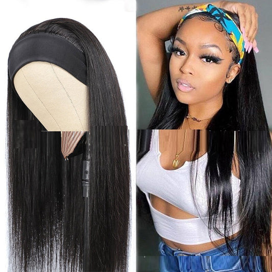 Get trendy with Human Hair Straight Strip Mechanism Headband -  available at ZONE6IX DISTRIBUTIONS LLC . Grab yours for $53.37 today!