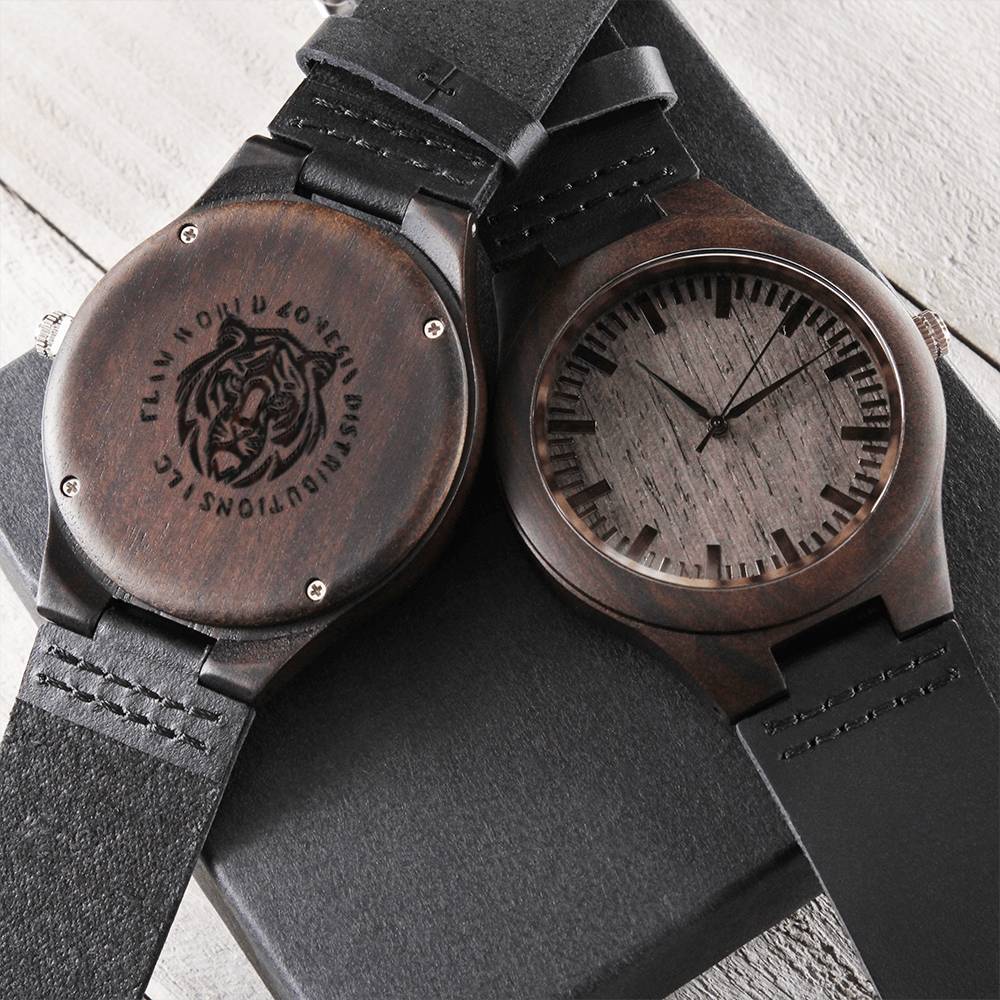 Get trendy with ELAM WORLD TIGER FACE wood watch - Watches available at ZONE6IX DISTRIBUTIONS LLC . Grab yours for $736.88 today!