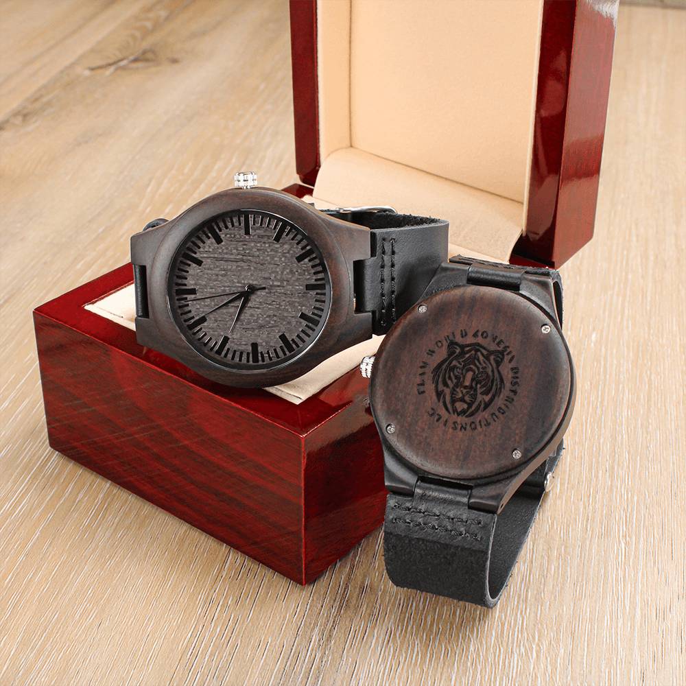 Get trendy with ELAM WORLD TIGER FACE wood watch - Watches available at ZONE6IX DISTRIBUTIONS LLC . Grab yours for $736.88 today!