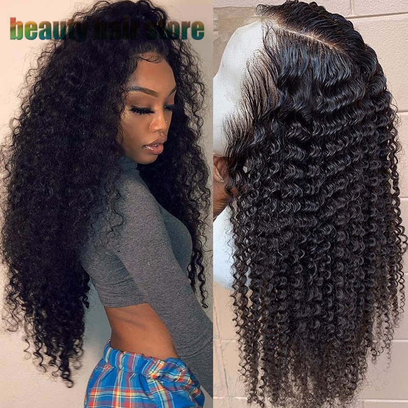 Get trendy with Brazilian Kinky Curly Lace Front Human Hair Wigs -  available at ZONE6IX DISTRIBUTIONS LLC . Grab yours for $183.73 today!