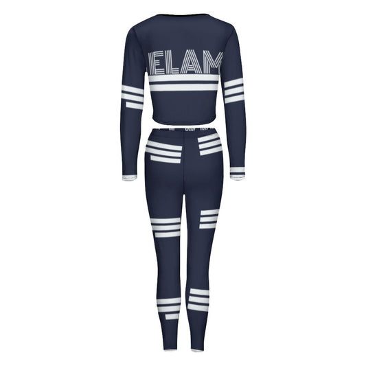 ELAM BRAND by ZONE6IX DISTRIBUTIONS LLC V-neck Sweatshirt Suit