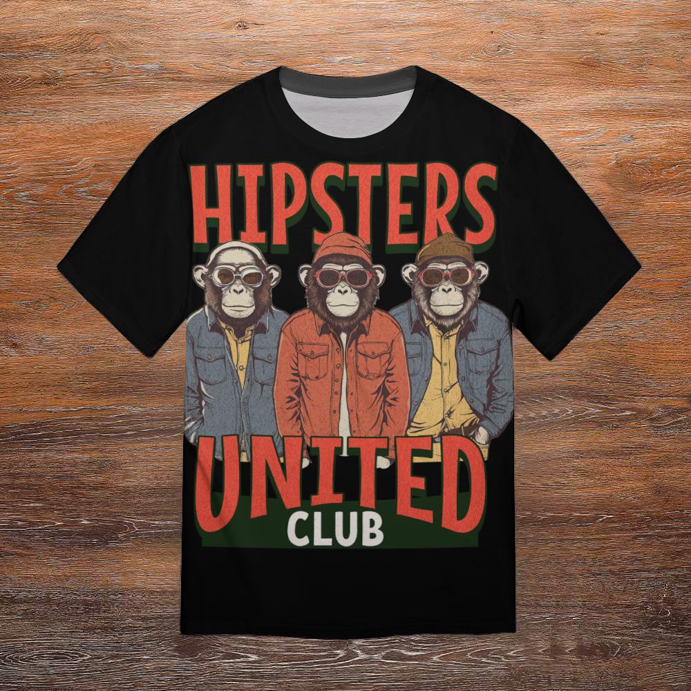 Get trendy with ZONE6IX DISTRIBUTIONS LLC HIPSTER CLUB T-shirt -  available at ZONE6IX DISTRIBUTIONS LLC . Grab yours for $67.98 today!