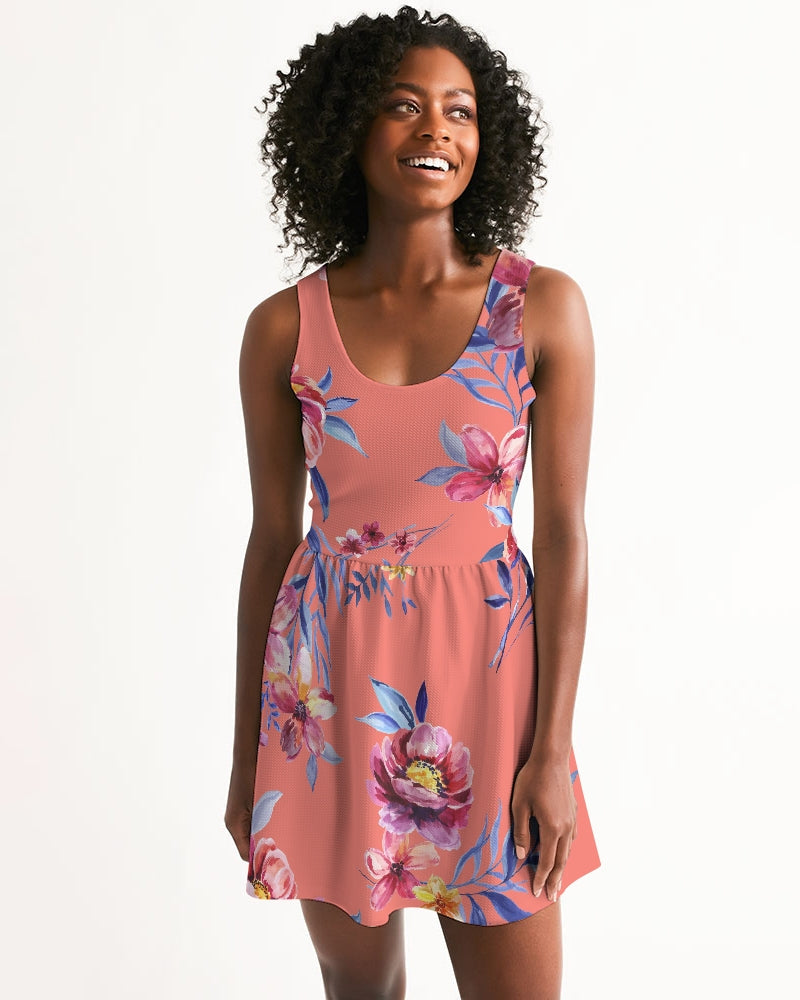 Get trendy with ZONE6IX DISTRIBUTIONS LLC FLOWER POWER COLLECTION  Women's Scoop Neck Skater Dress - Dresses available at ZONE6IX DISTRIBUTIONS LLC . Grab yours for $72.24 today!