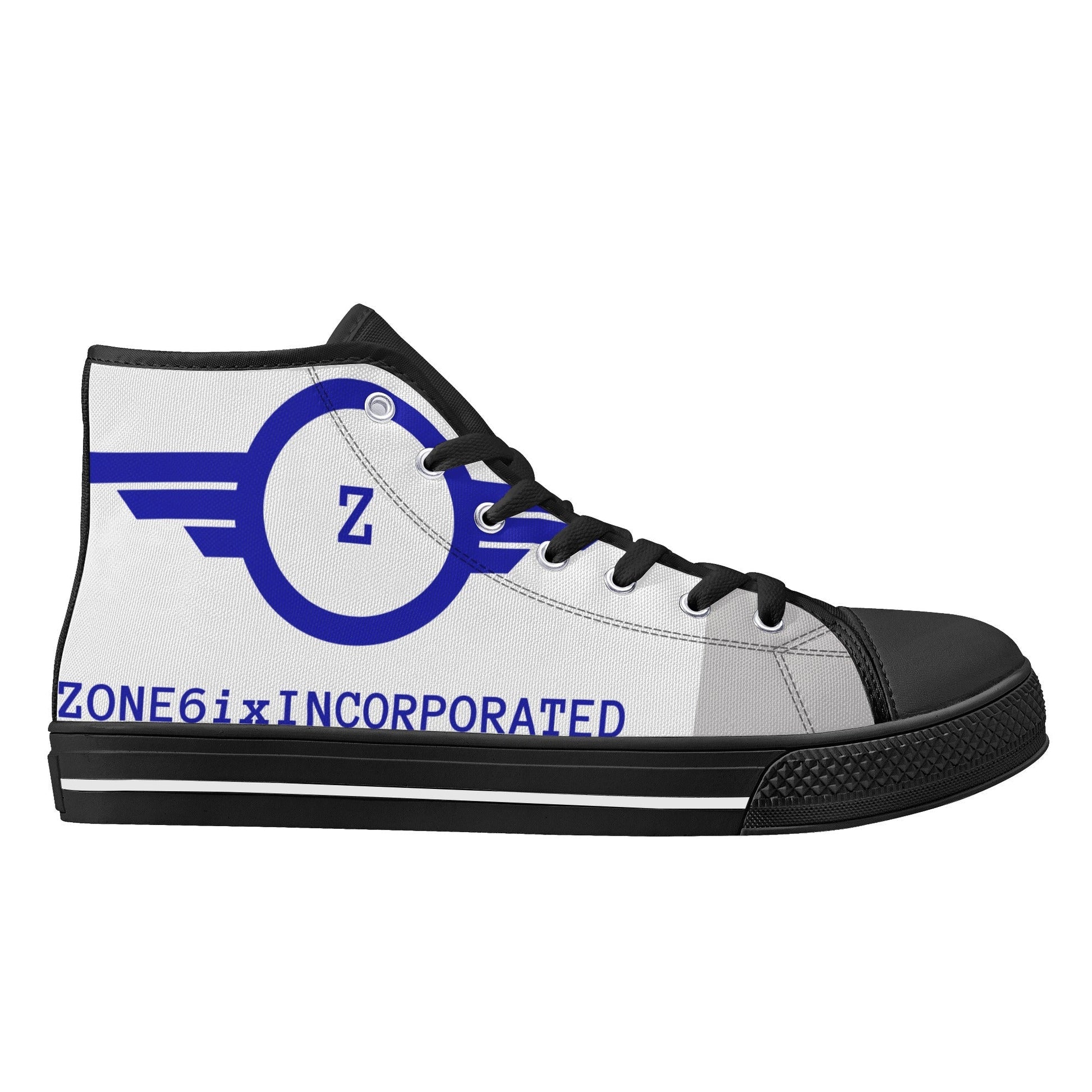 Get trendy with ZONE6IX DISTRIBUTIONS LLC ZONE6IXINCORPORATED High Top Canvas Shoes -  available at ZONE6IX DISTRIBUTIONS LLC . Grab yours for $150 today!