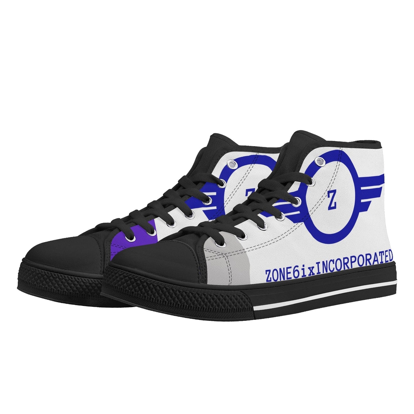 Get trendy with Zone6ixdistributions ZONE6IX INCORPORATED High Top Canvas Shoes -  available at ZONE6IX DISTRIBUTIONS LLC . Grab yours for $150 today!