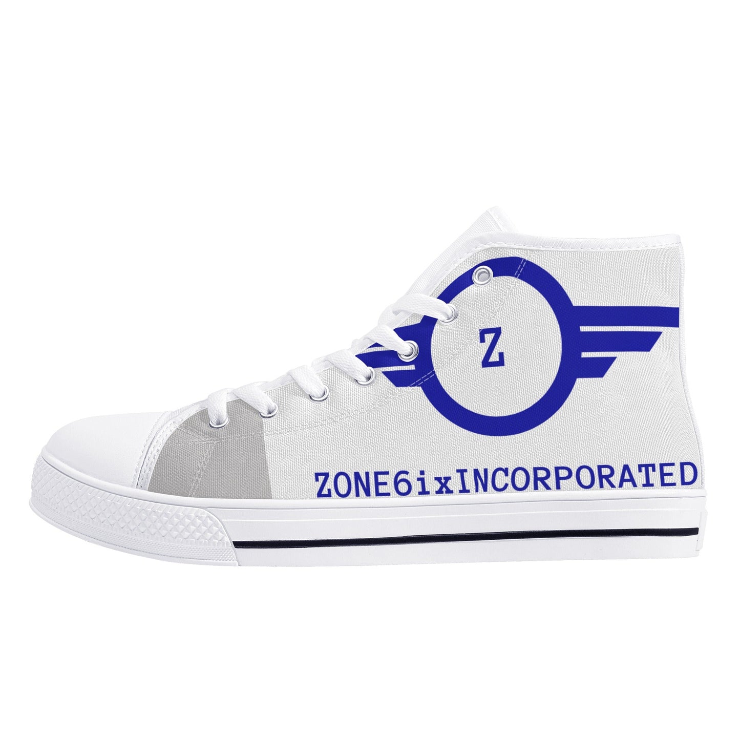 Get trendy with Zone6ixdistributions ZONE6IX INCORPORATED High Top Canvas Shoes by CHRIS ELAM -  available at ZONE6IX DISTRIBUTIONS LLC . Grab yours for $150 today!