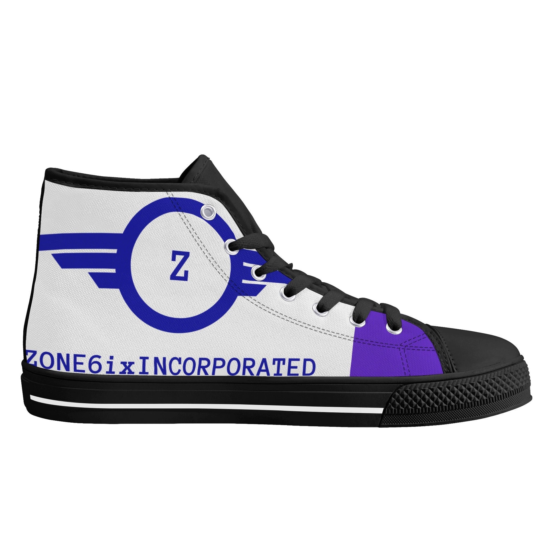 Get trendy with Zone6ixdistributions ZONE6IX INCORPORATED High Top Canvas Shoes -  available at ZONE6IX DISTRIBUTIONS LLC . Grab yours for $150 today!