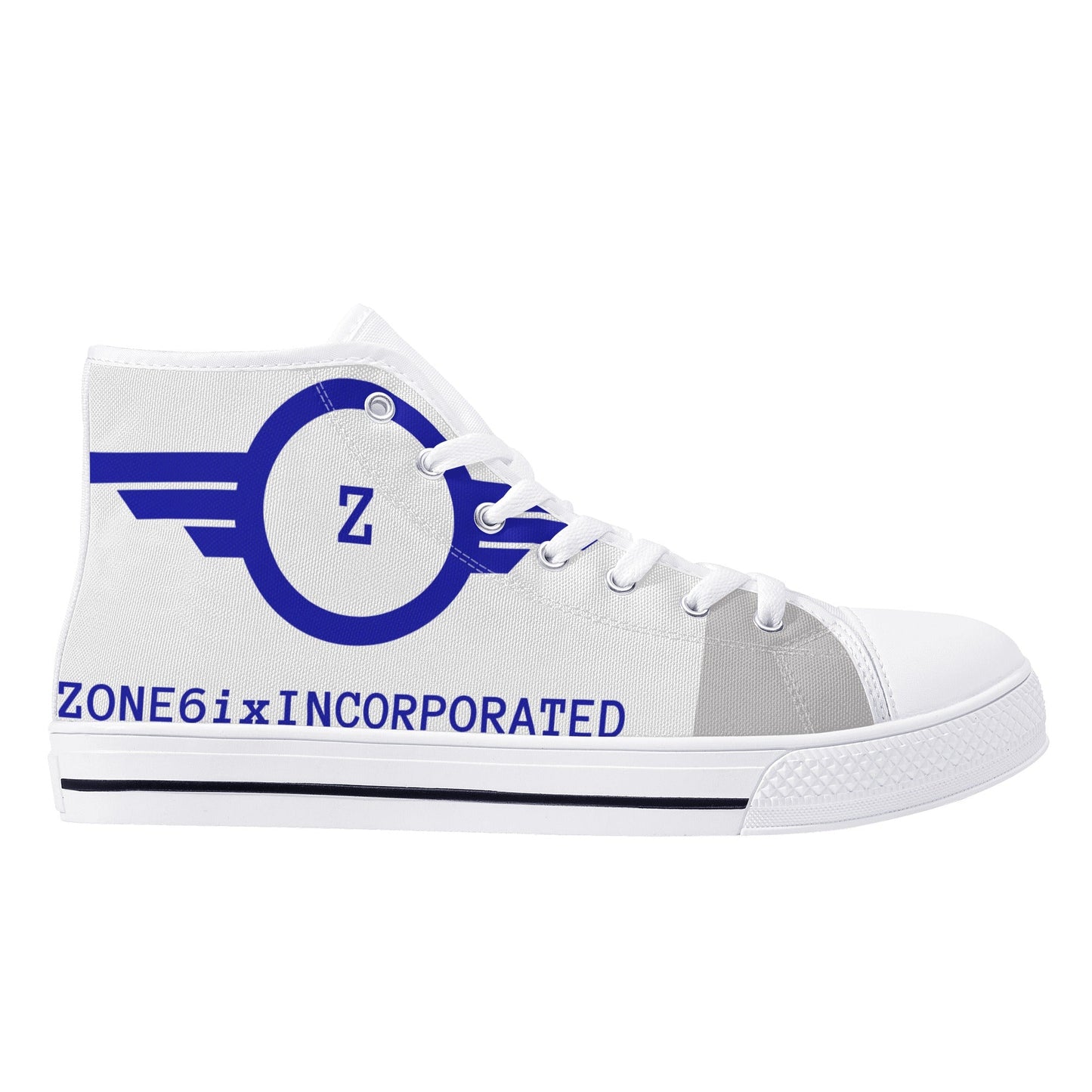 Get trendy with ZONE6IX DISTRIBUTIONS LLC ZONE6IXINCORPORATED High Top Canvas Shoes -  available at ZONE6IX DISTRIBUTIONS LLC . Grab yours for $150 today!