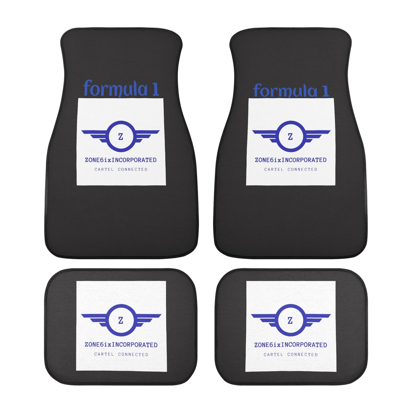 Get trendy with ZONE6IX DISTRIBUTIONS LLC ZONE6ixINCORPORATED Back and Front Car Floor Mats -  available at ZONE6IX DISTRIBUTIONS LLC . Grab yours for $100 today!