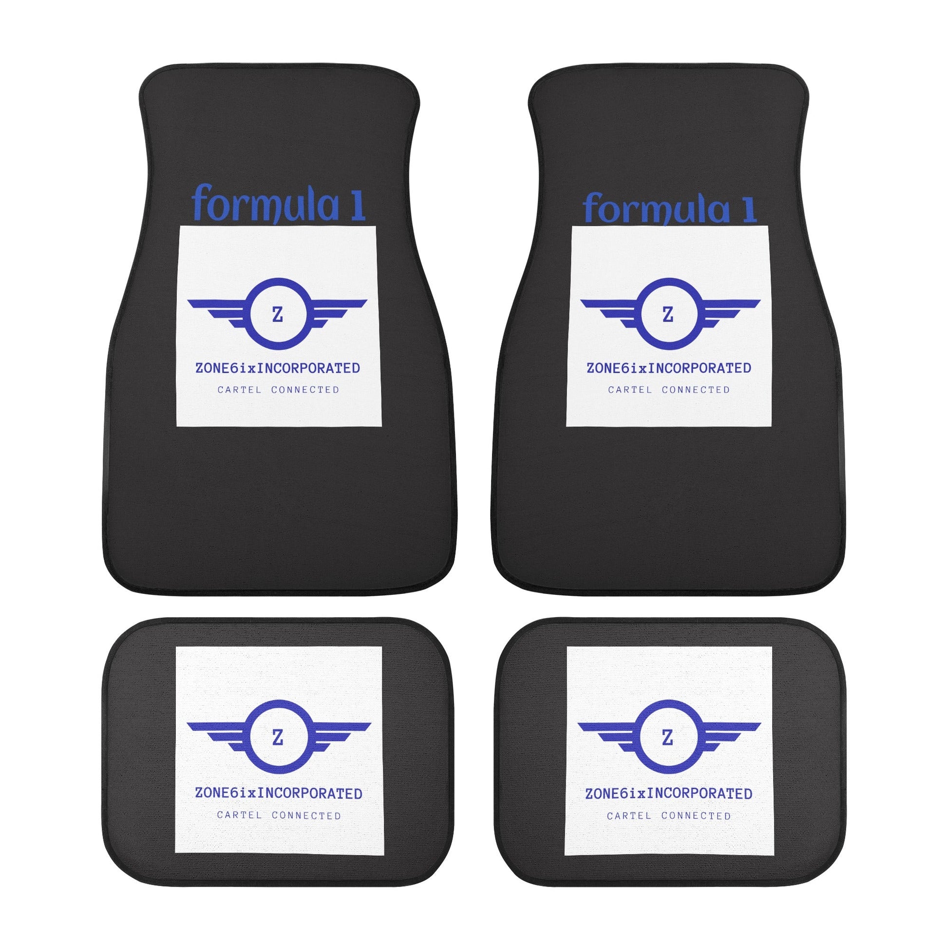 Get trendy with ZONE6IX DISTRIBUTIONS LLC ZONE6ixINCORPORATED Back and Front Car Floor Mats -  available at ZONE6IX DISTRIBUTIONS LLC . Grab yours for $100 today!