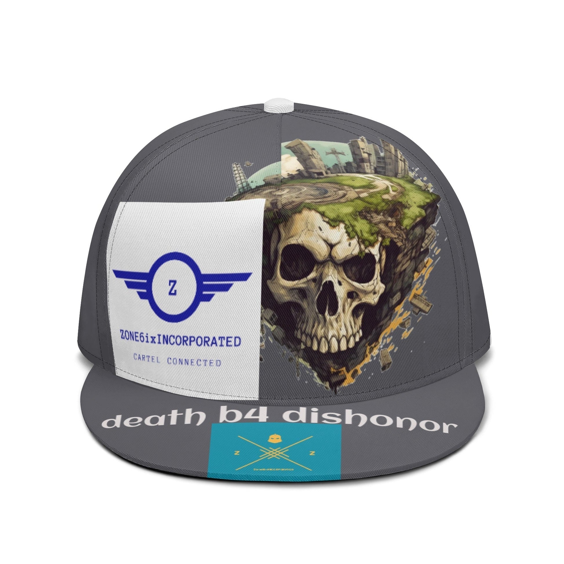 Get trendy with ZONE6IX DISTRIBUTIONS LLC. ZONE6ixINCORPORATED Death Before Dishonor SKULL Cap -  available at ZONE6IX DISTRIBUTIONS LLC . Grab yours for $45 today!