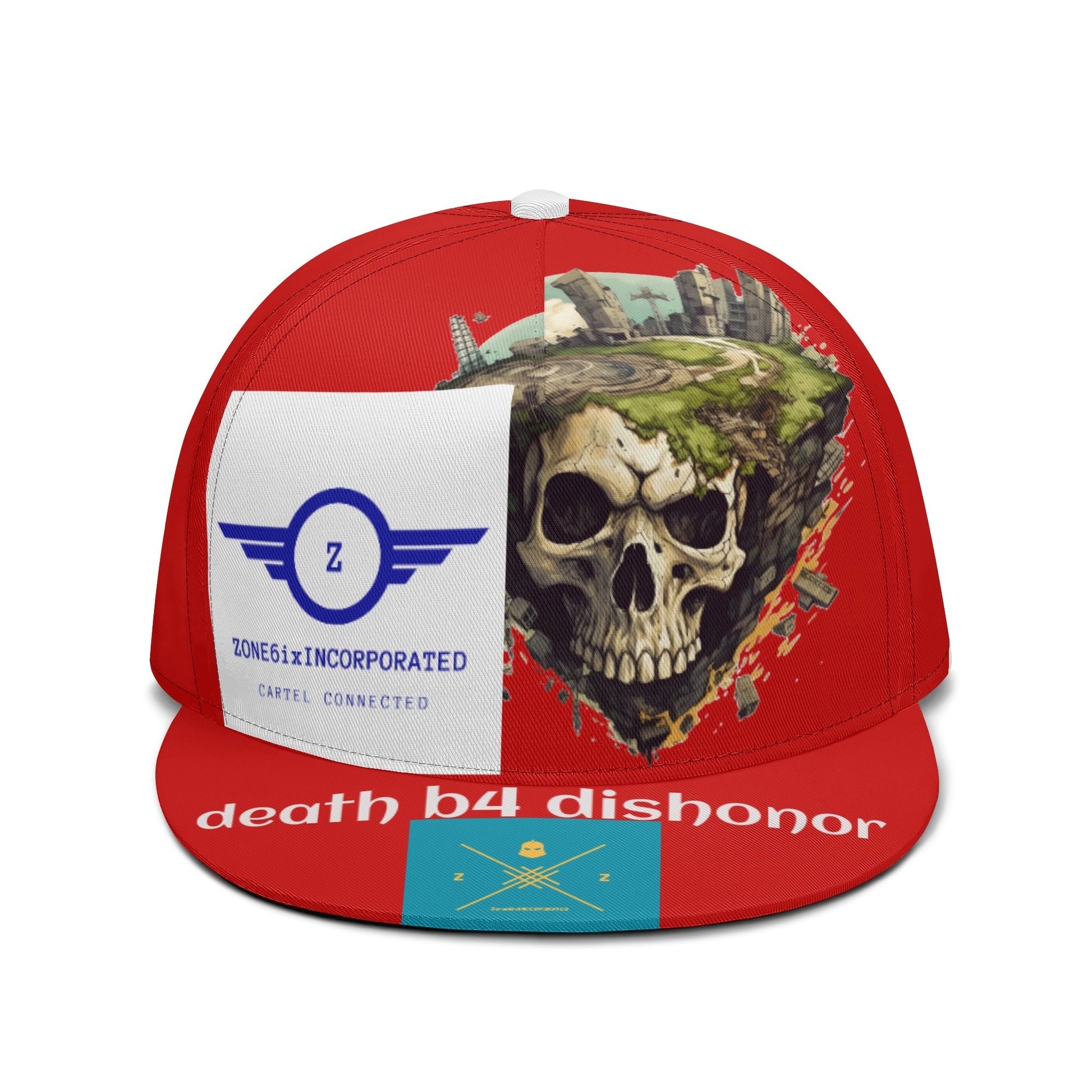 Get trendy with ZONE6IX DISTRIBUTIONS LLC. ZONE6ixINCORPORATED Death Before Dishonor SKULL Cap -  available at ZONE6IX DISTRIBUTIONS LLC . Grab yours for $45 today!