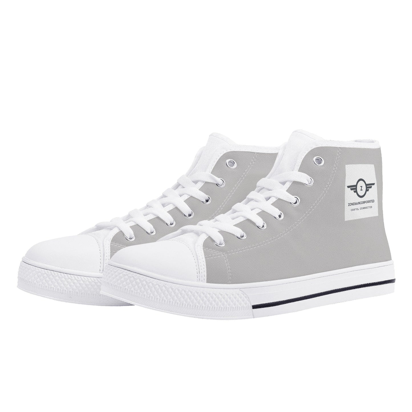 Get trendy with ZONE6IX DISTRIBUTIONS LLC ZONE6ixINCORPORATED  STEPPAZ High Top Canvas Shoes -  available at ZONE6IX DISTRIBUTIONS LLC . Grab yours for $125 today!