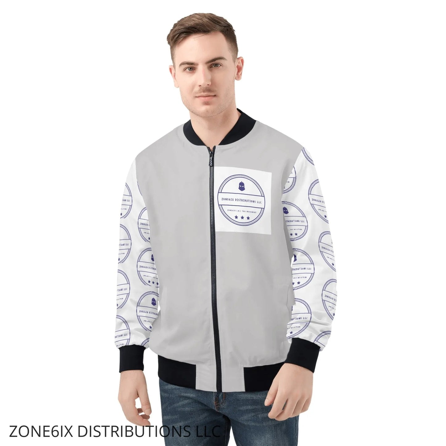 Get trendy with ZONE6IX DISTRIBUTIONS LLC  ZONE6ixINCORPORATED THA MOVEMENTMens Bomber Jacket -  available at ZONE6IX DISTRIBUTIONS LLC . Grab yours for $120 today!