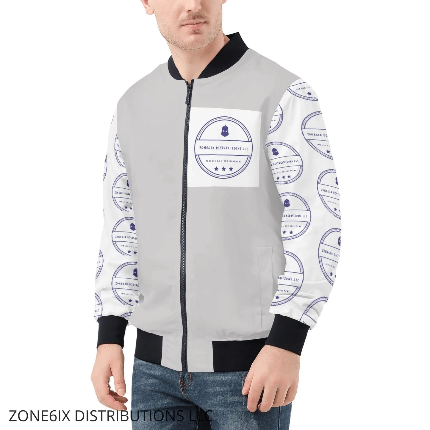 Get trendy with ZONE6IX DISTRIBUTIONS LLC  ZONE6ixINCORPORATED THA MOVEMENTMens Bomber Jacket -  available at ZONE6IX DISTRIBUTIONS LLC . Grab yours for $120 today!