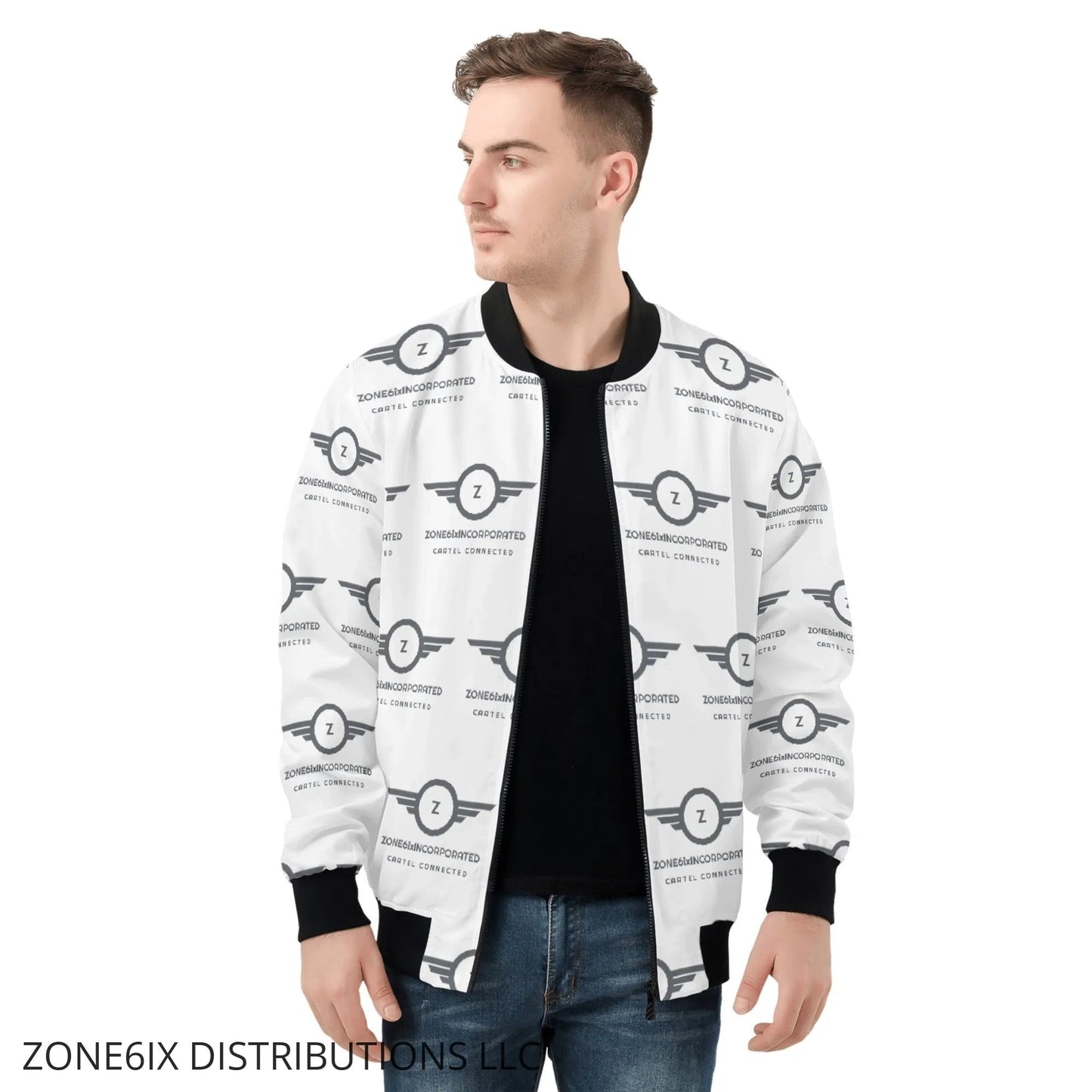 Get trendy with ZONE6IX DISTRIBUTIONS LLC  ZONE6ixINCORPORATED THA MOVEMENTMens Bomber Jacket -  available at ZONE6IX DISTRIBUTIONS LLC . Grab yours for $120 today!