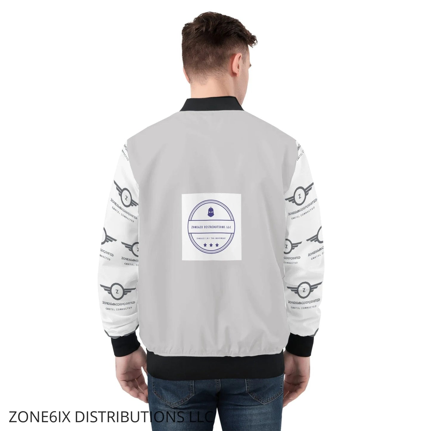 Get trendy with ZONE6IX DISTRIBUTIONS LLC  ZONE6ixINCORPORATED THA MOVEMENTMens Bomber Jacket -  available at ZONE6IX DISTRIBUTIONS LLC . Grab yours for $120 today!