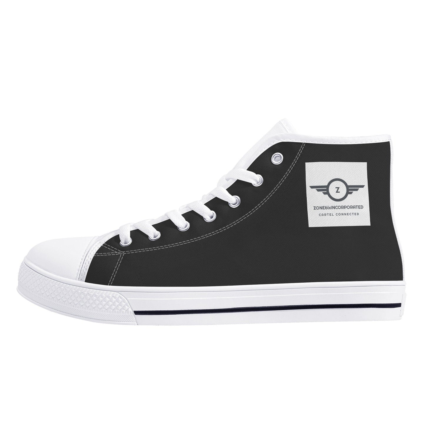 Get trendy with ZONE6IX DISTRIBUTIONS LLC ZONE6ixINCORPORATED STEPPAZ High Top Canvas Shoes -  available at ZONE6IX DISTRIBUTIONS LLC . Grab yours for $125 today!