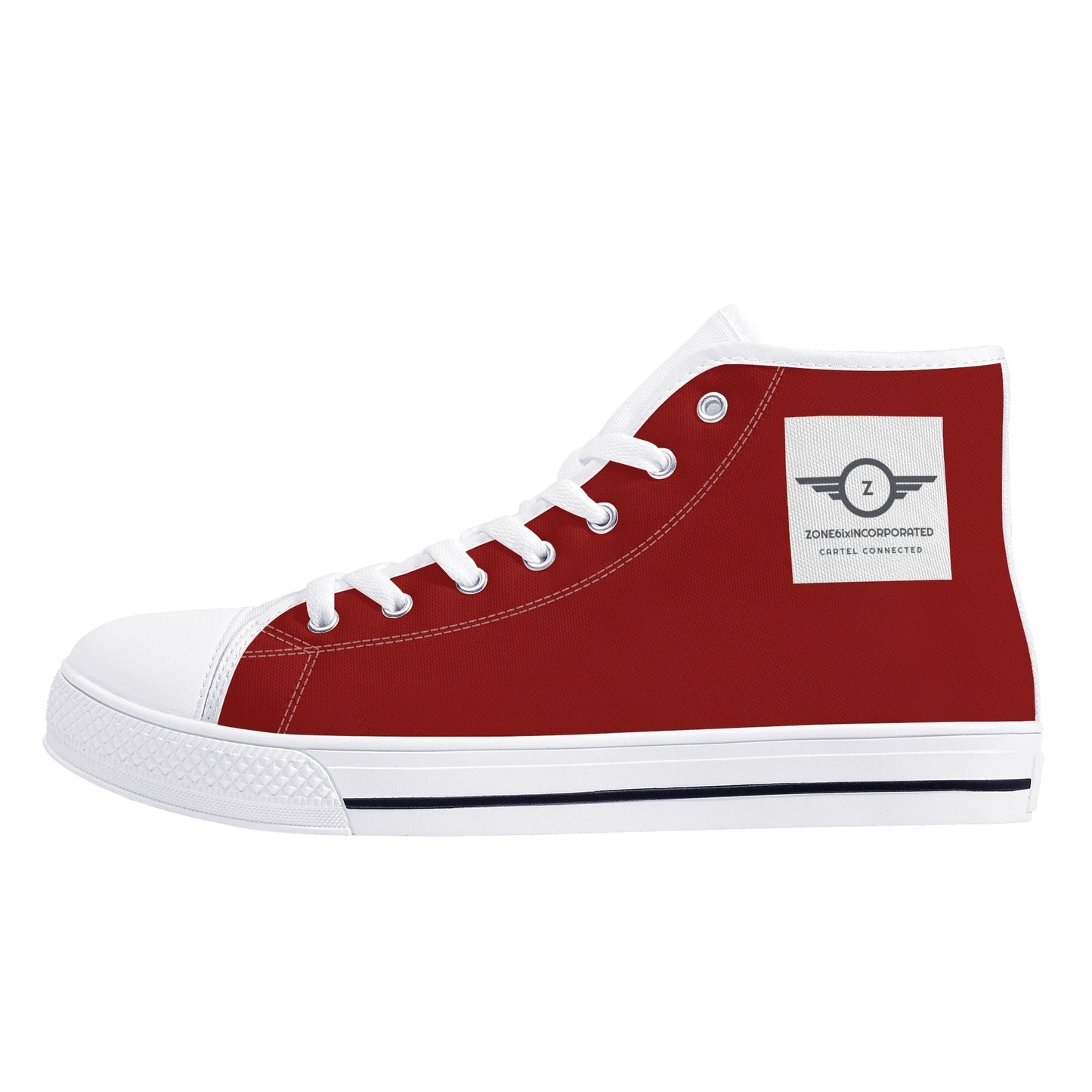 Get trendy with ZONE6IX DISTRIBUTIONS LLC ZONE6IXINCORPORATED  STEPPAZ High Top Canvas Shoes -  available at ZONE6IX DISTRIBUTIONS LLC . Grab yours for $125 today!