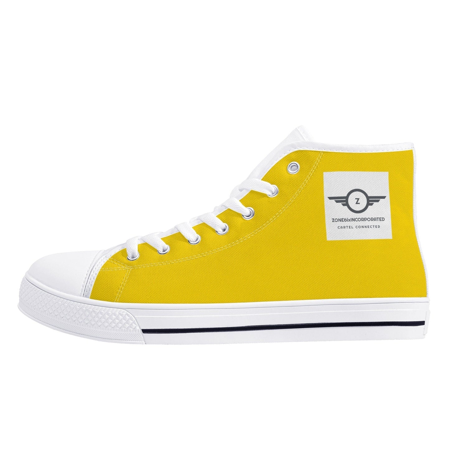 Get trendy with ZONE6IX DISTRIBUTIONS LLC ZONE6IXINCORPORATED  STEPPAZ High Top Canvas Shoes -  available at ZONE6IX DISTRIBUTIONS LLC . Grab yours for $125 today!