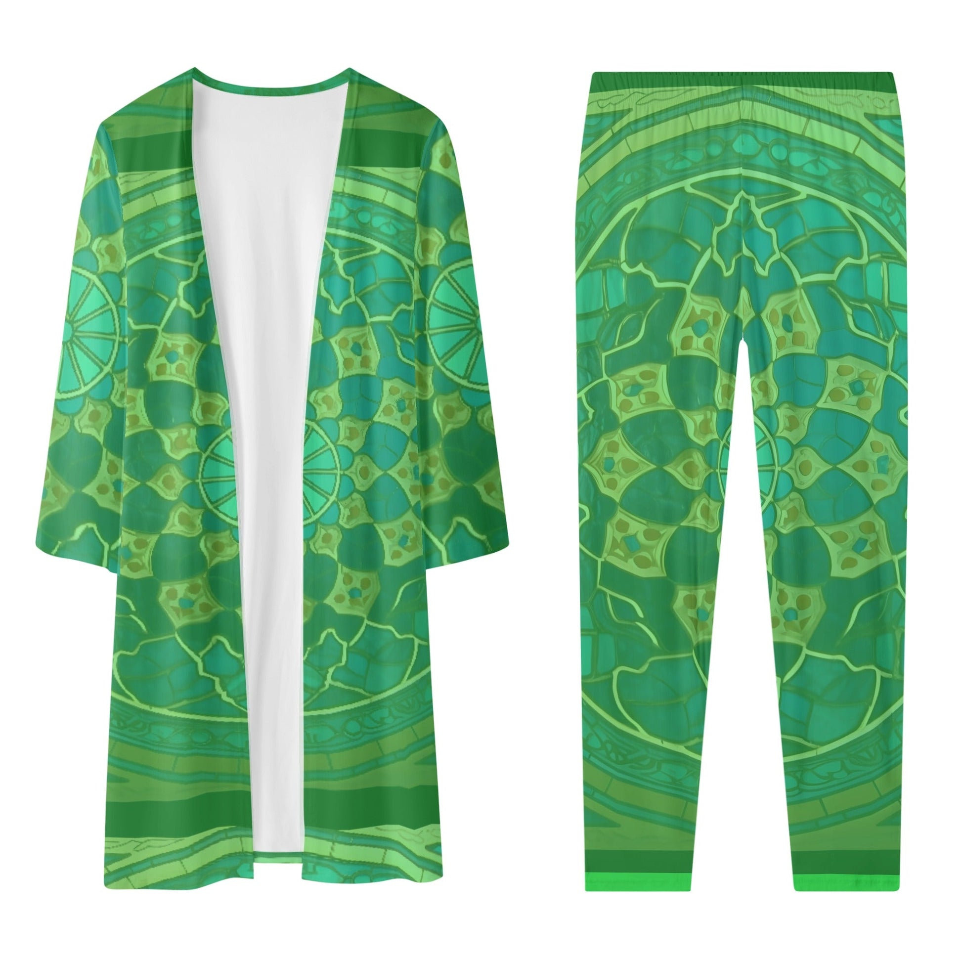 Get trendy with ZONE6IX DISTRIBUTIONS LLC Womens Long Sleeve Cardigan and Leggings 2pcs -  available at ZONE6IX DISTRIBUTIONS LLC . Grab yours for $80.98 today!