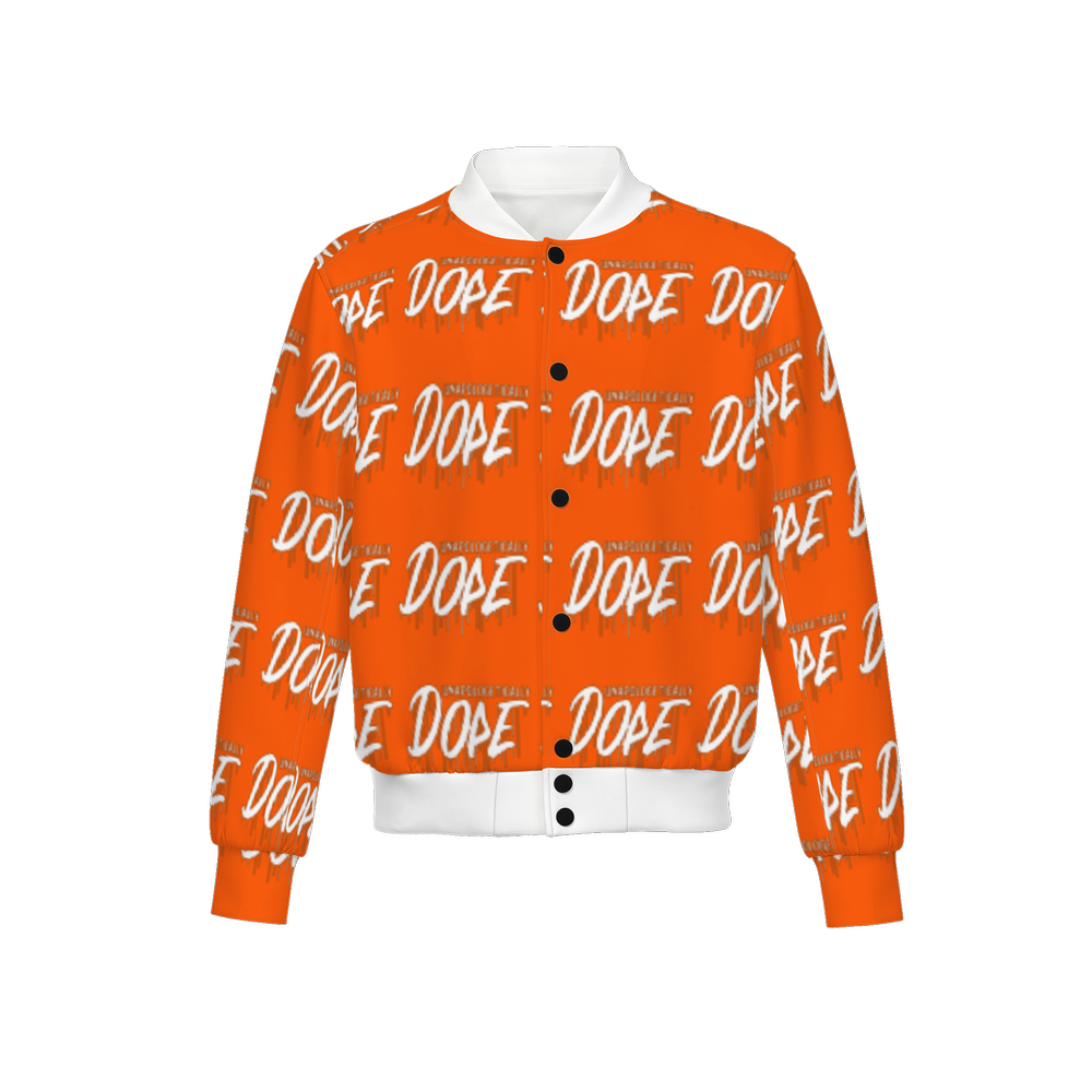 Get trendy with UNAPOLOGETICALLY DOPE Bomber Sports Jacket-by ZONE6IX DISTRIBUTIONS LLC -  available at ZONE6IX DISTRIBUTIONS LLC . Grab yours for $160.81 today!