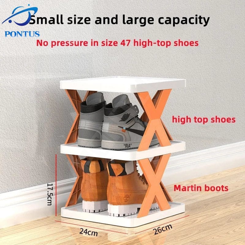 Get trendy with Stackable Shoe Rack -  available at ZONE6IX DISTRIBUTIONS LLC . Grab yours for $63 today!